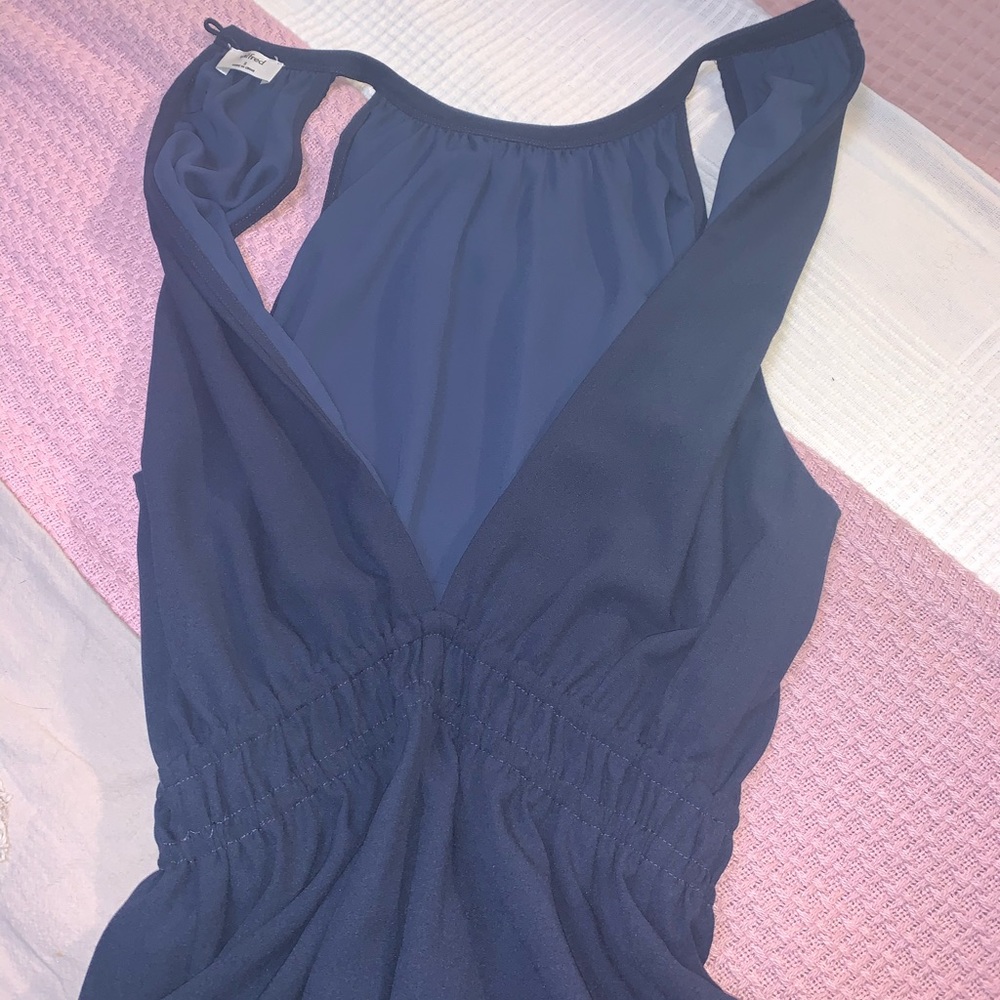 Wilfred Navy Blue Maxi Dress - Picture 6 of 8